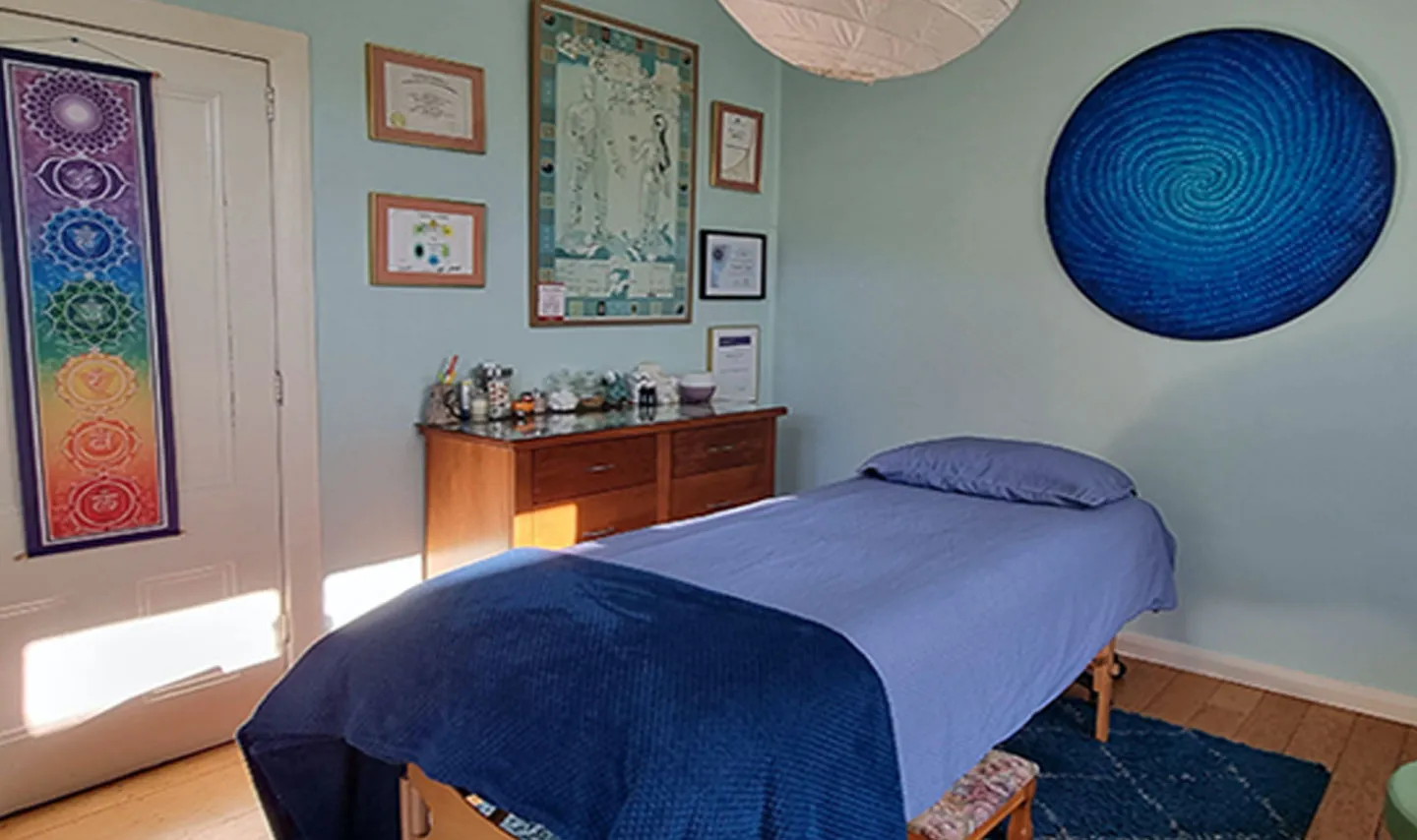 Stillpoint Acupuncture and Craniosacral Therapy treatment room